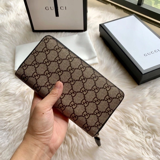 Firstbag ru GUCCI print wallet zip GG Bee around 0804